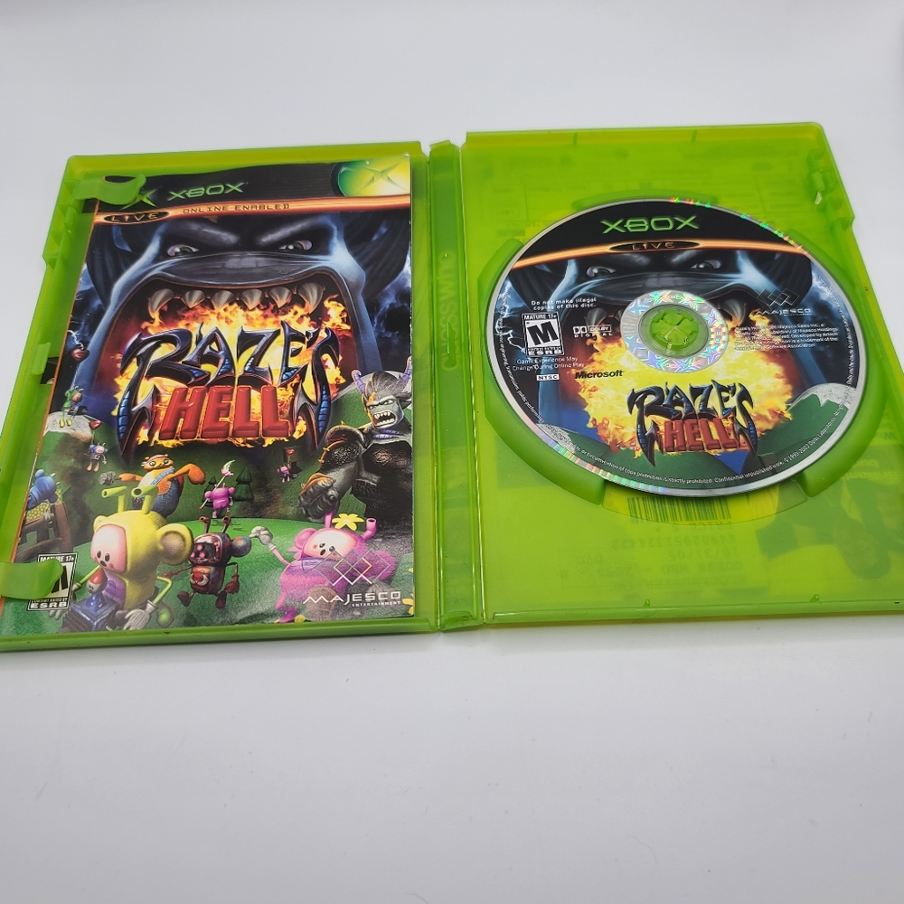 Raze's Hell Xbox -  Game, Case & Manual No Cover Art